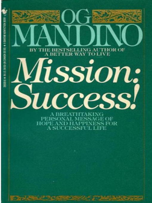 Title details for Mission by Og Mandino - Available